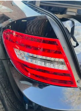 After headlight restoration Tail Light Restoration with crystal clear lens and UV ceramic coating